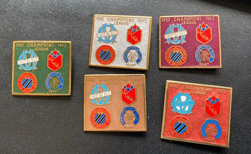 PIN Club Brugge FC BRUGES Olympique marseille ZELDZAAM 5e 't, Verzamelen, Speldjes, Pins en Buttons, Zo goed als nieuw, Speldje of Pin