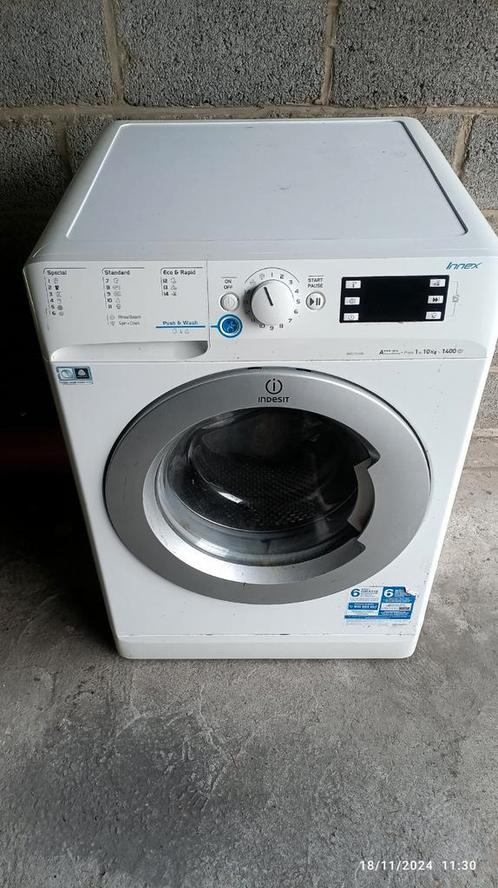 Indesit 10 kg-1400 rpm wasmachine defect, Elektronische apparatuur, Wasmachines, Zo goed als nieuw, Voorlader, 10 kg of meer, 1200 tot 1600 toeren