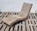chaise longue osier,meridienne, Ophalen, Gebruikt, Wicker, Verrijdbaar