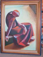 De Eenzame Figuur, Antiek en Kunst, Kunst | Schilderijen | Klassiek, Ophalen