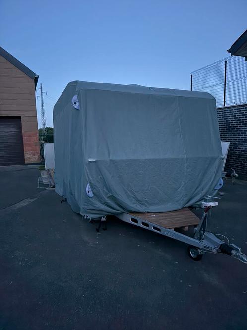 In optie !Grote caravan/stand/toegangscontrole/verkooppunt, Caravans en Kamperen, Caravans, Particulier, Hobby, 5 tot 6 meter