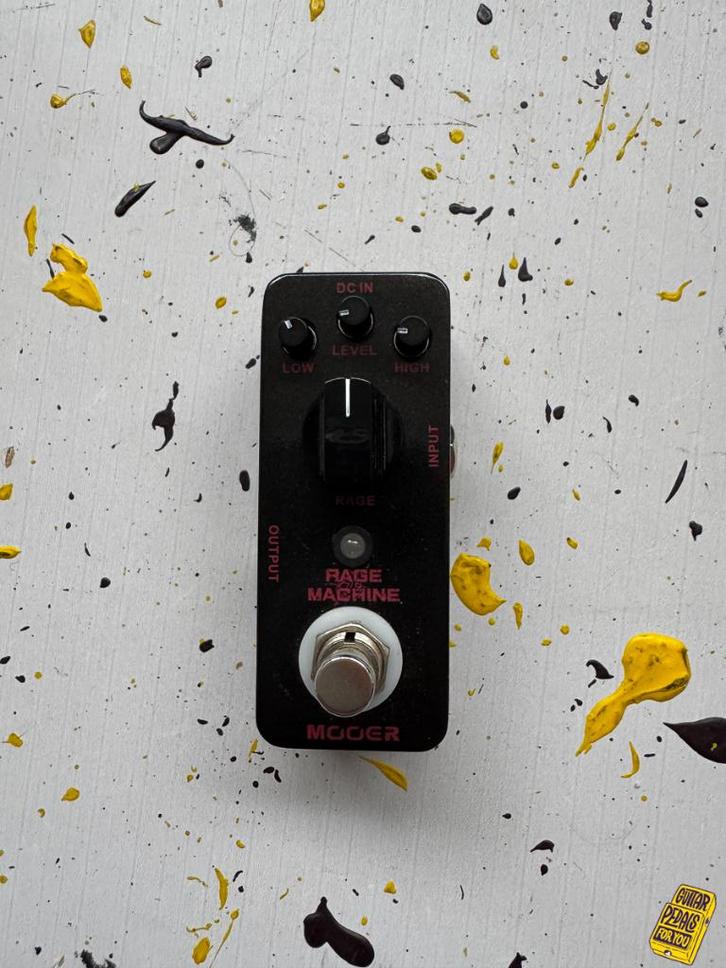 Mooer Rage Machine Mini Distortion Pedal, Muziek en Instrumenten, Effecten, Gebruikt, Distortion, Overdrive of Fuzz, Ophalen of Verzenden
