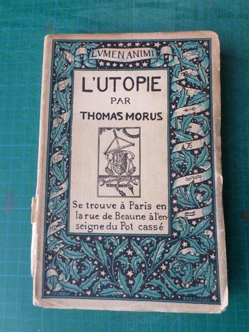 L’utopie (Thomas Morus) – 1935 – 198 pages beschikbaar voor biedingen