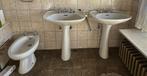 antieke Bidet + 2 antieke wastafels uit geklasseerde woning, Ophalen, Gebruikt