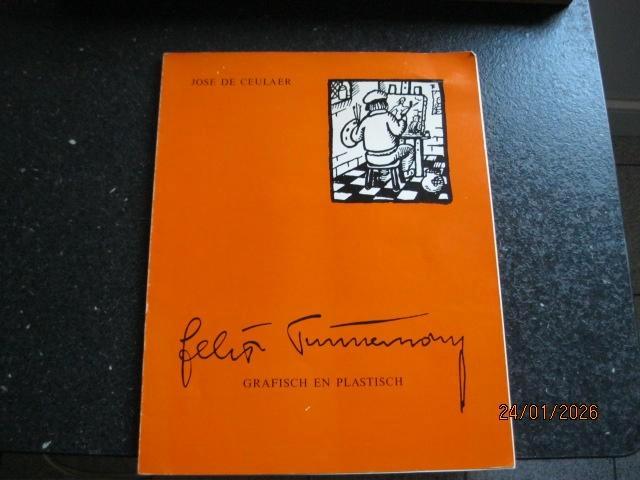 Boek Felix Timmerman grafisch en plastisch,1972, Boeken, Literatuur, Gelezen, België, Ophalen of Verzenden