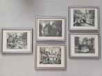 5 etsen Albert Goethals, Ophalen of Verzenden