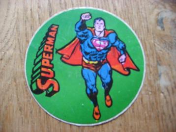 Vintage Sticker Superman  7,5 cm beschikbaar voor biedingen