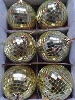 6 glitter kerstballen, nieuw in doos, perfecte staat, Diversen, Ophalen of Verzenden