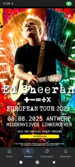 2 Tickets Ed Sheeran Linkeroever