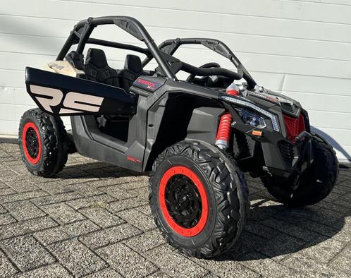 24V CAN-AM Maverick buggy 2 persoons, 4WD - leder - NIEUW!, Kinderen en Baby's, Speelgoed | Buiten | Voertuigen en Loopfietsen