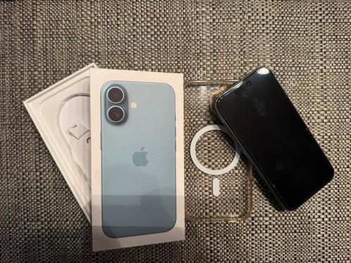 Apple iPhone 16 Teal 128GB, Telecommunicatie, Mobiele telefoons | Apple iPhone, Zo goed als nieuw, 128 GB, iPhone 16, Ophalen