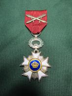 Chevalier de l'Ordre de la Couronne avec épées (1914-1918), Collections, Envoi, Armée de terre, Ruban, Médaille ou Ailes