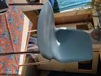 4 ikea stoelen, Huis en Inrichting, Stoelen, Ophalen, Kunststof, Gebruikt, Blauw