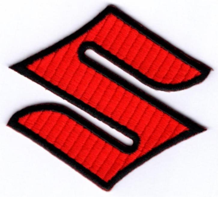 Suzuki stoffen opstrijk patch embleem #10, Motoren, Accessoires | Overige, Nieuw, Verzenden