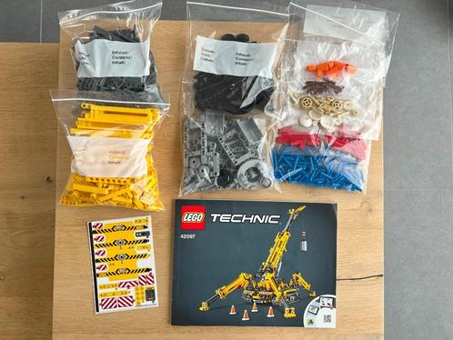 Lego Technic 42097 Compacte rupsband kraan, Kinderen en Baby's, Speelgoed | Duplo en Lego, Zo goed als nieuw, Lego, Complete set