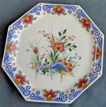 Assiette murale polychrome ZENITH GOUDA 20cm