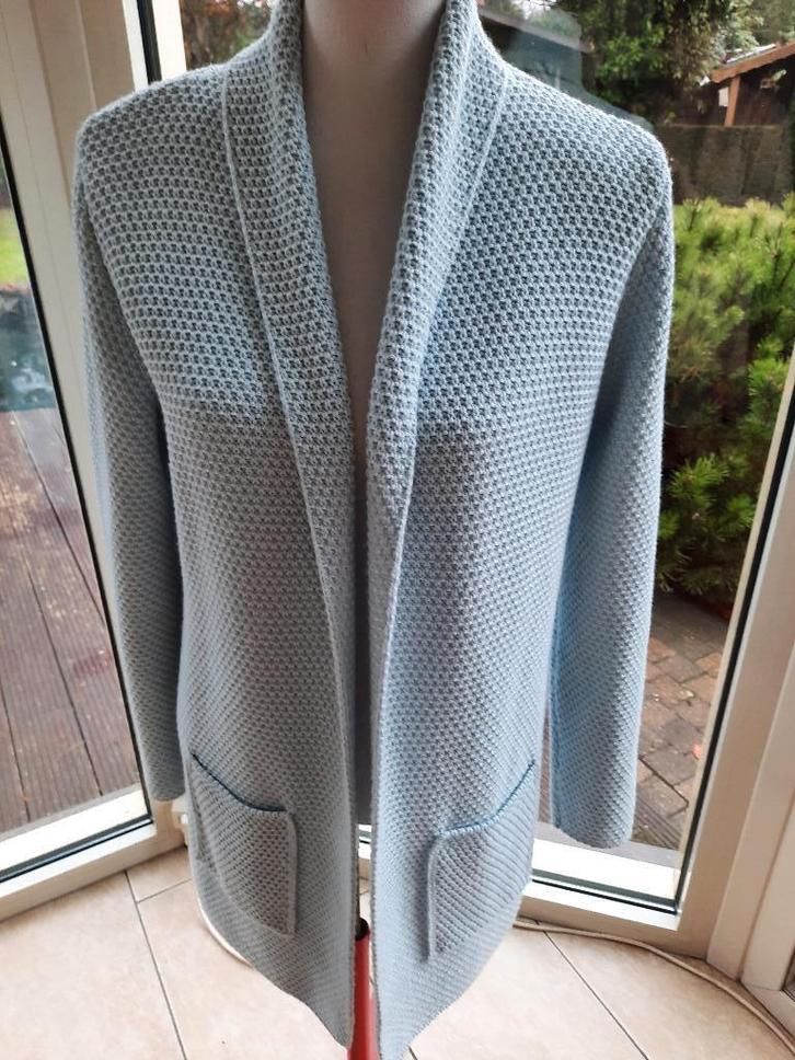 Charmant vest SIBIN LINNEBJERG - M/L, Vêtements | Femmes, Pulls & Gilets, Comme neuf, Taille 38/40 (M), Bleu, Enlèvement ou Envoi