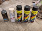 Spuitbus lak, Bricolage & Construction, Peinture, Vernis & Laque, Moins de 5 litres, Enlèvement, Noir, Laque