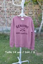 sweat , color wine , pepejeans , taille 14 ans, Ophalen of Verzenden, Nieuw, Jongen of Meisje, Trui of Vest