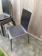6 stoelen, Huis en Inrichting, Stoelen, Overige materialen, Vijf, Zes of meer stoelen, Gebruikt, Zwart