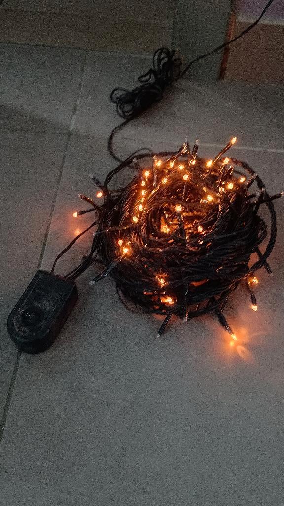 Kerstlichtslinger - stukprijs, Diversen, Kerst, Gebruikt, Ophalen