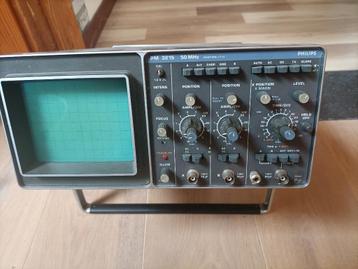 Vintage Philips PM 3215 oscilloscoop - 2 stuks beschikbaar voor biedingen
