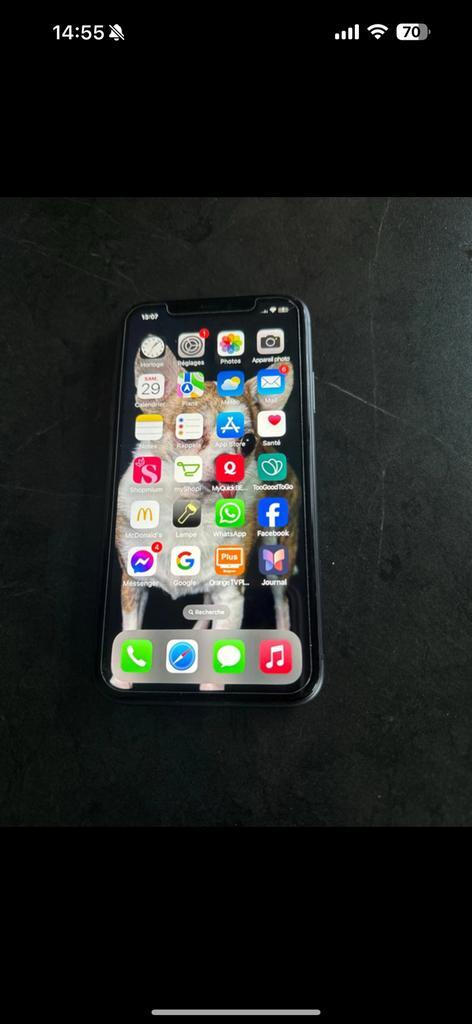 Iphone 11 64GB, Telecommunicatie, Mobiele telefoons | Apple iPhone, Gebruikt, iPhone 11, Zwart, Ophalen of Verzenden
