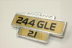Embleem Volvo 244 GLE 2.1 Goud, Auto-onderdelen, Ophalen of Verzenden, Nieuw