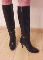 Bottes en cuir noir, P. 38, Kleding | Dames, Schoenen, Hoge laarzen, Zwart, Ophalen of Verzenden, Zo goed als nieuw
