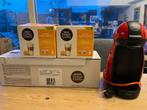 Rode Krups Nescafé Dolce Gusto +5 dozen latte machiatto pads, Ophalen of Verzenden, Koffiepads en cups