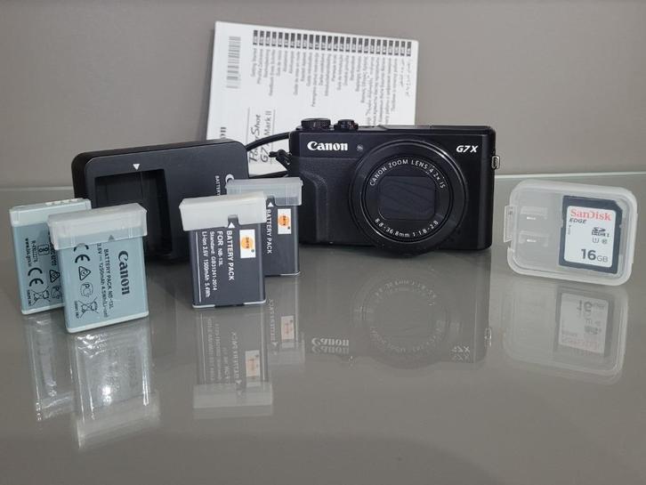 Canon G7X Mark II, Audio, Tv en Foto, Fotocamera's Digitaal, Zo goed als nieuw, Compact, Canon, 4 t/m 7 keer, Ophalen