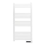 Electrische handdoekverwarmer wit 750W 50x105 cm, Ophalen, 500 tot 800 watt, Radiator, Minder dan 60 cm