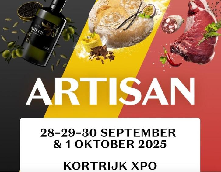 ARTISAN 2025 – 2 entreekaarten gezocht (omscholing slager), Tickets en Kaartjes, Evenementen en Festivals, Twee personen