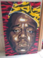 Grote canvas, grafitti, Ophalen