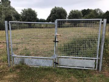 Gegalvaniseerde tuinpoort/ weidepoort, Enlèvement, Utilisé