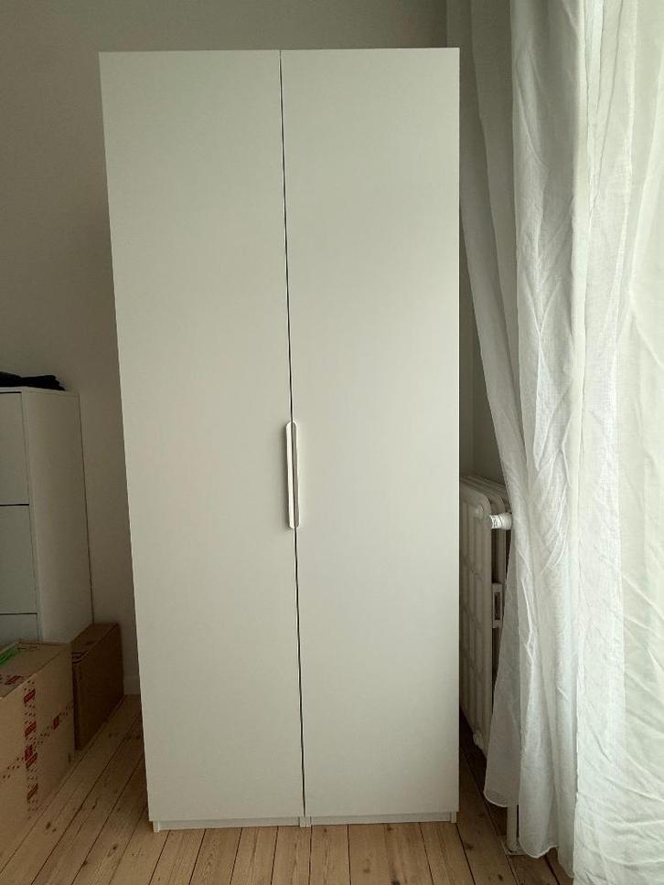 Armoire IKEA PAX 100x236 cm – Blanche, Maison & Meubles, Armoires | Penderies & Garde-robes, Comme neuf, 200 cm ou plus, 50 à 100 cm
