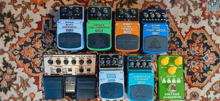 Diversse Effecten, Musique & Instruments, Effets, Utilisé, Chorus, Delay ou Écho, Distortion, Overdrive ou Fuzz, Reverb, Autres types