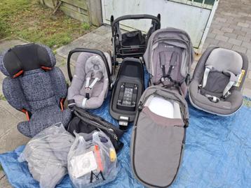 Set Maxi Cosi de A à Z, Poussette combi, Enlèvement, Utilisé, Avec siège auto