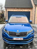 Skoda kodiaq l&k versie benzine 2.0, Auto's, Automaat, Zwart, 4 cilinders, Blauw