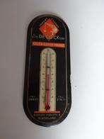 Zeer zeldzame reclame thermometer De Cock kolen Roeselare, Ustensile, Utilisé, Enlèvement ou Envoi