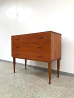 Vintage mid-century ladekast/wandkast, Huis en Inrichting, Kasten | Ladekasten, Ophalen, Gebruikt, 50 tot 100 cm, 3 of 4 laden