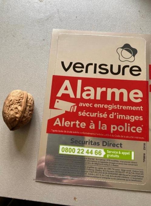 Verisure sécuritas autocollant grand modèle, Verzamelen, Stickers, Nieuw, Overige typen, Ophalen of Verzenden