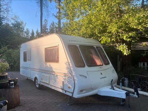 Caravan compass omega 500/5, Caravans en Kamperen, Caravans, Particulier, tot en met 4, 1000 - 1250 kg, 2 aparte bedden, 6 tot 7 meter
