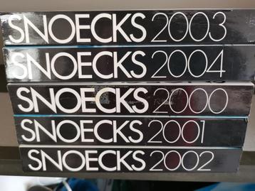 Snoecks 2000-2001-2002-2003-2004  beschikbaar voor biedingen