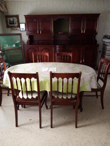 salle à manger Kerselaar en super état, Enlèvement ou Envoi, Utilisé, 4 à 6 chaises