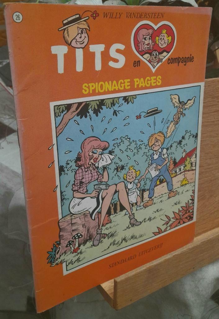 Tits nr 26 spionage pages  1ste en enige druk, Livres, BD, Utilisé, Une BD, Enlèvement ou Envoi