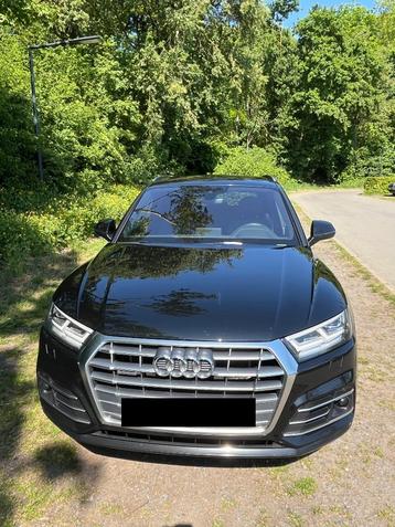 Audi Q5 Hybride Benzine 26/10/2020 (300pk) 93.000 KM, Auto's, Zwart, Leder, Bedrijf, 5 zetels