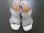 Muiltjes zilver, Kleding | Dames, Overige kleuren, Zo goed als nieuw, Sandalen of Muiltjes, Ophalen of Verzenden