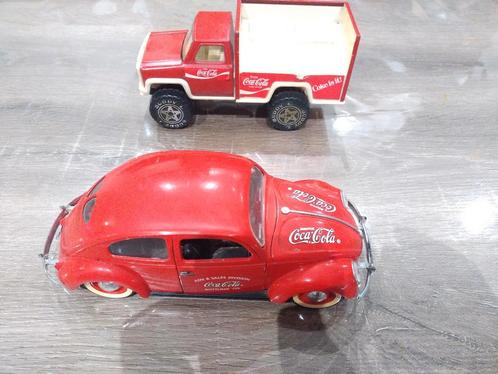 2 coca Cola Autos (kever verkocht en truck nog te koop), Antiek en Kunst, Antiek | Speelgoed, Ophalen of Verzenden