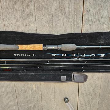 PRESTON SUPERA 12'6" 50GR, Enlèvement, Comme neuf, Canne à lancer